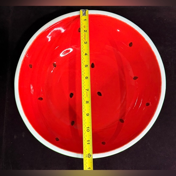 Arte Italica Vibrant Green/Red Large Bowl - Picture 5 of 8